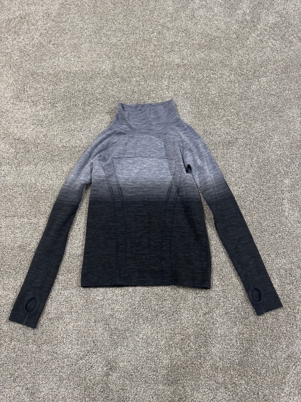 Ivivva by Lululemon Ombre High-Neck Long Sleeve Athletic Top